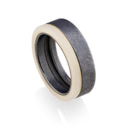 Todd Reed ring made with Sterling silver and white jade